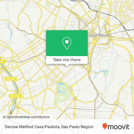 Derose Method Casa Paulista map