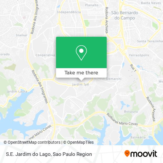 S.E. Jardim do Lago map