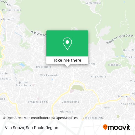 Vila Souza map
