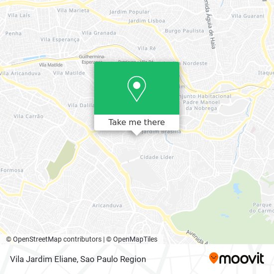 Mapa Vila Jardim Eliane