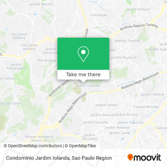 Condomínio Jardim Iolanda map