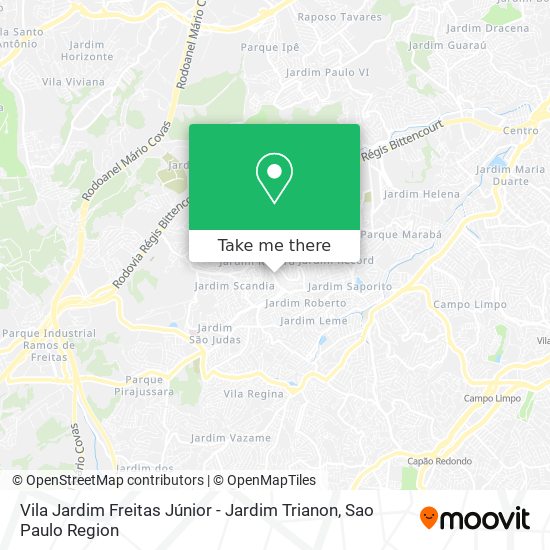 Vila Jardim Freitas Júnior - Jardim Trianon map