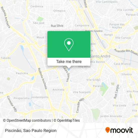 Piscinão map