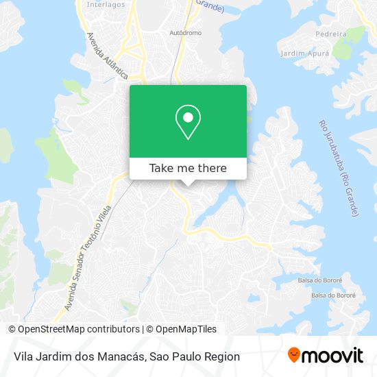 Vila Jardim dos Manacás map