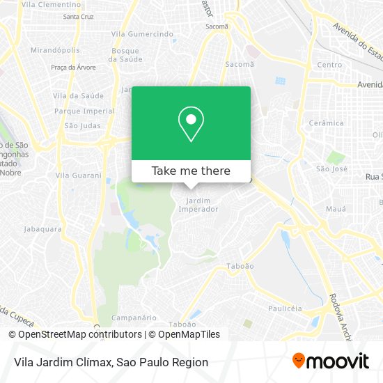 Vila Jardim Clímax map