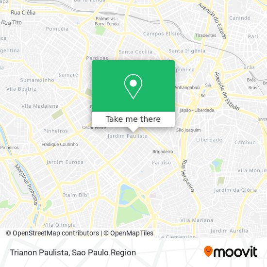 Mapa Trianon Paulista