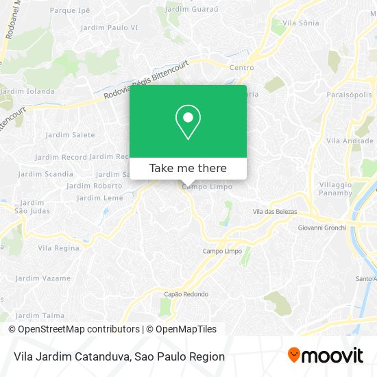 Mapa Vila Jardim Catanduva