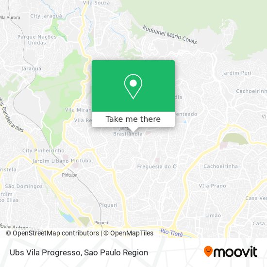 Ubs Vila Progresso map