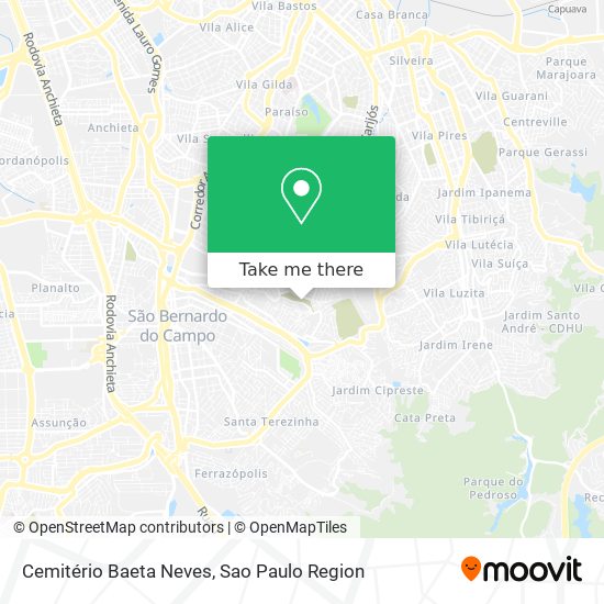 Cemitério Baeta Neves map