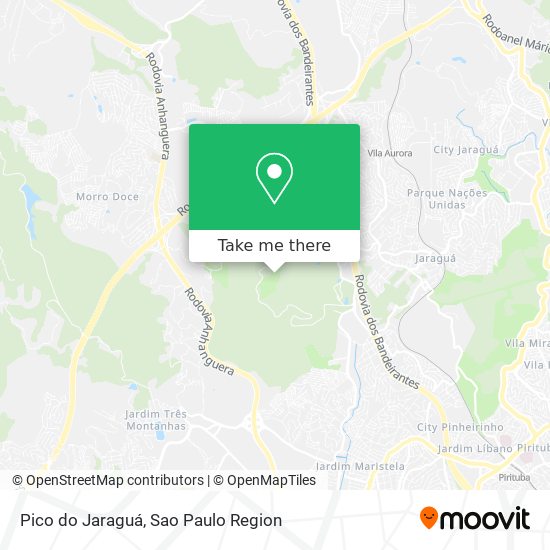 Pico do Jaraguá map