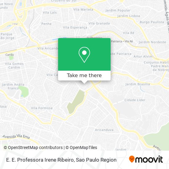 E. E. Professora Irene Ribeiro map
