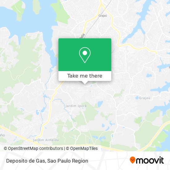 Deposito de Gas map