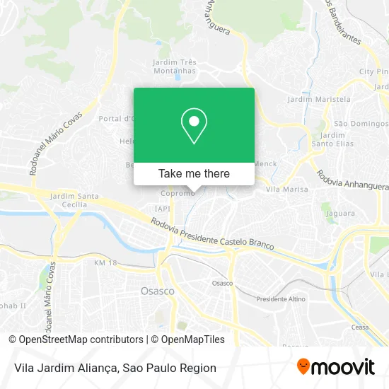 Vila Jardim Aliança map