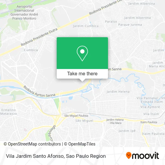 Vila Jardim Santo Afonso map