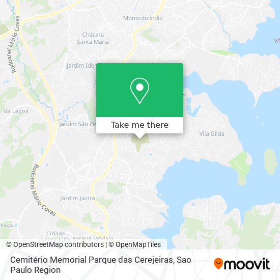 Mapa Cemitério Memorial Parque das Cerejeiras