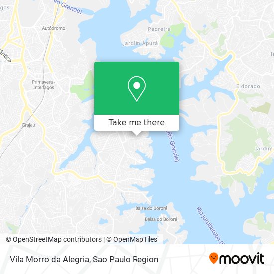 Mapa Vila Morro da Alegria