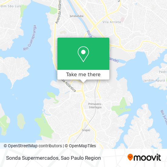 Sonda Supermercados map