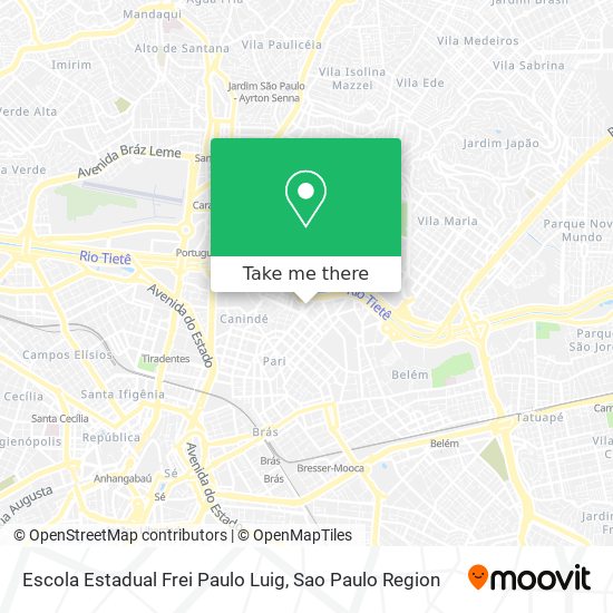 Mapa Escola Estadual Frei Paulo Luig