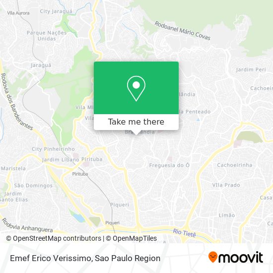 Emef Erico Verissimo map