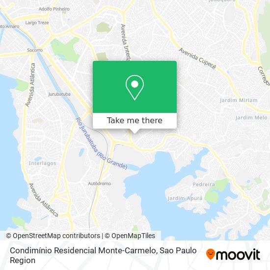Mapa Condimínio Residencial Monte-Carmelo