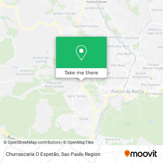 Churrascaria O Espetão map
