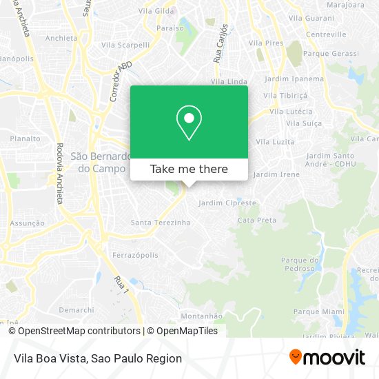 Vila Boa Vista map