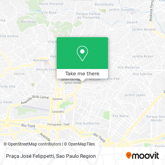 Praça José Felippetti map