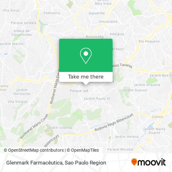 Glenmark Farmacêutica map