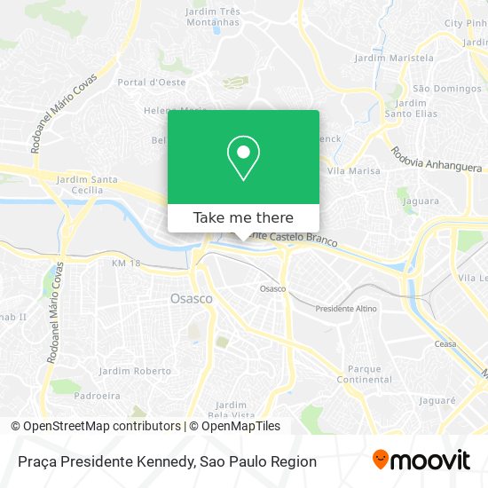 Praça Presidente Kennedy map