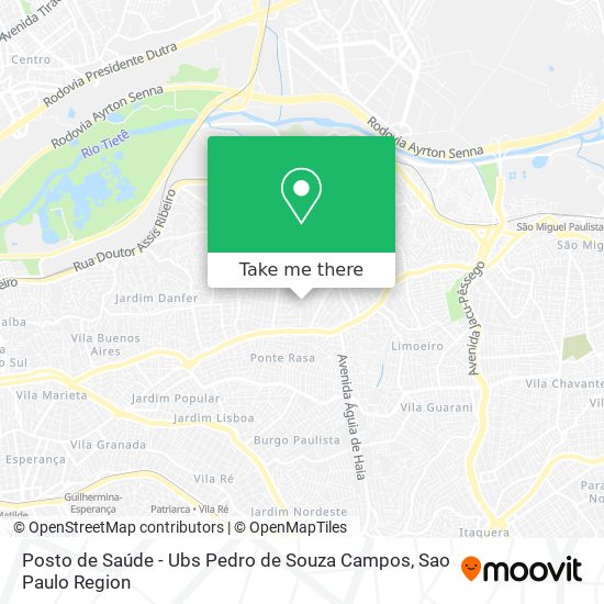 Posto de Saúde - Ubs Pedro de Souza Campos map