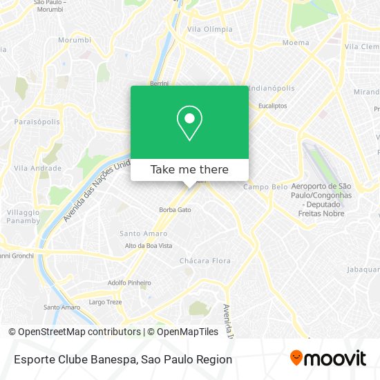 Esporte Clube Banespa map
