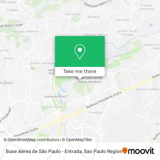 Base Aérea de São Paulo - Entrada map