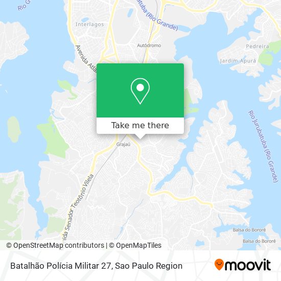 Batalhão Polícia Militar 27 map