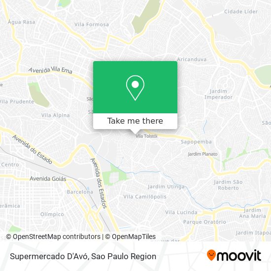 Supermercado D'Avó map