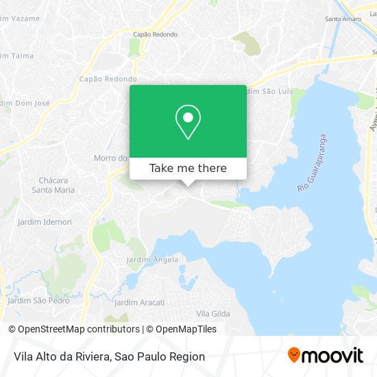 Mapa Vila Alto da Riviera