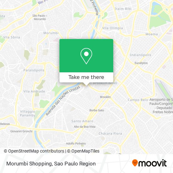 Mapa Morumbi Shopping