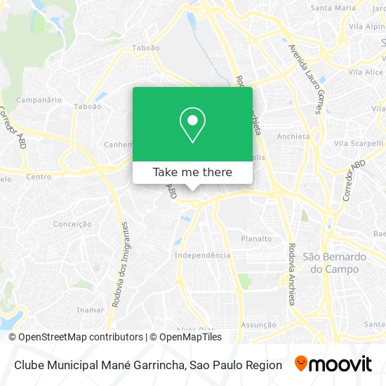 Clube Municipal Mané Garrincha map