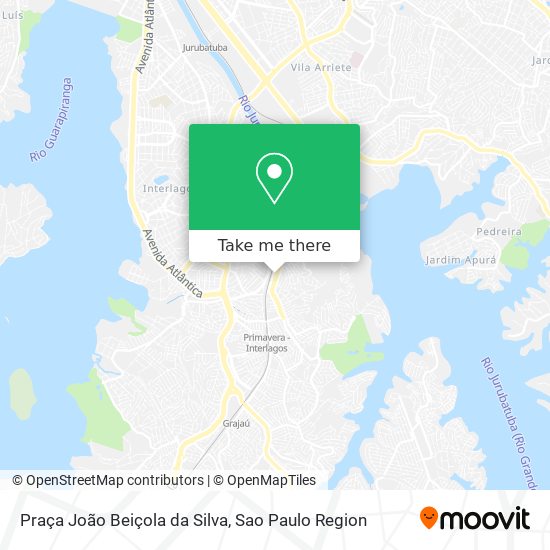 Mapa Praça João Beiçola da Silva