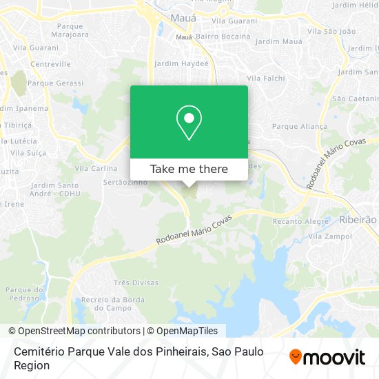 Cemitério Parque Vale dos Pinheirais map