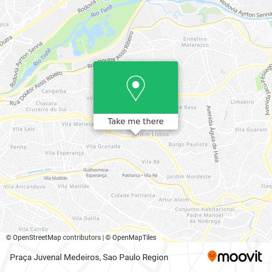 Mapa Praça Juvenal Medeiros