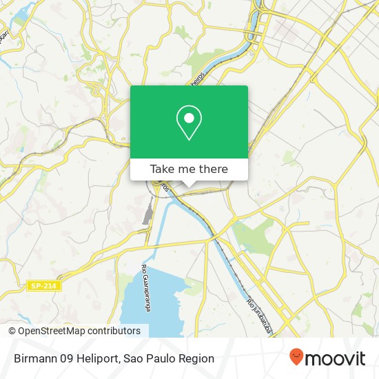 Birmann 09 Heliport map