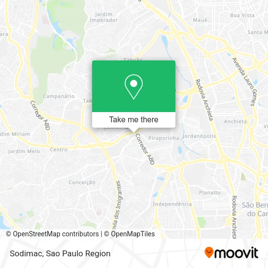 Sodimac map