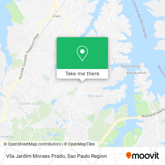 Mapa Vila Jardim Moraes Prado