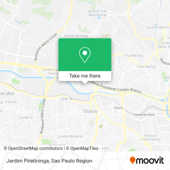 Jardim Piratininga map