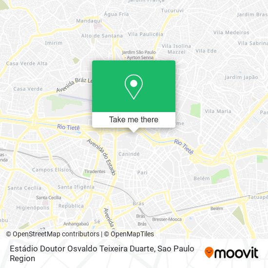 Estádio Doutor Osvaldo Teixeira Duarte map