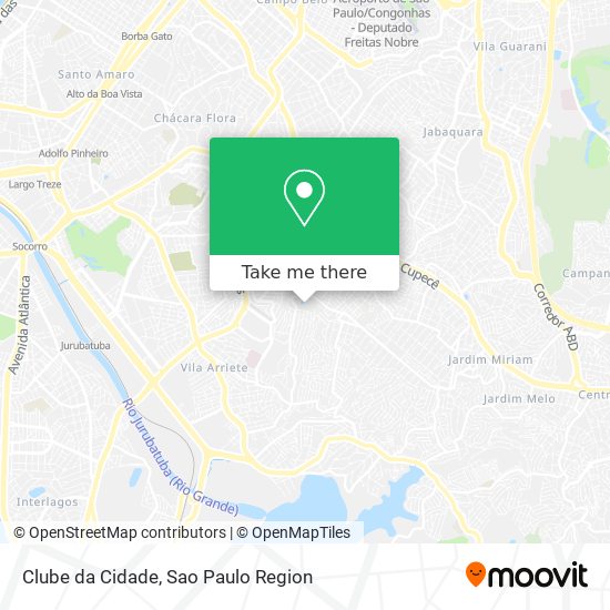 Clube da Cidade map