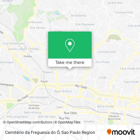 Cemitério da Freguesia do Ó map