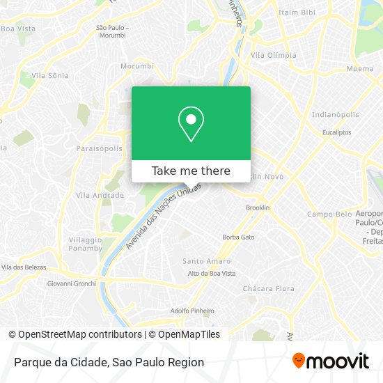 Parque da Cidade map