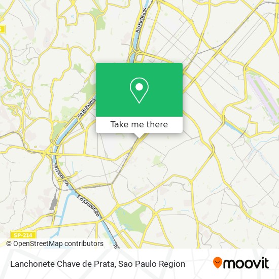 Lanchonete Chave de Prata map
