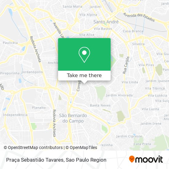 Praça Sebastião Tavares map